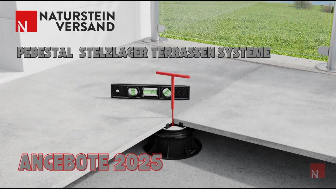 Prime Stelzlager Terrassen Verlegeanleitung Platten