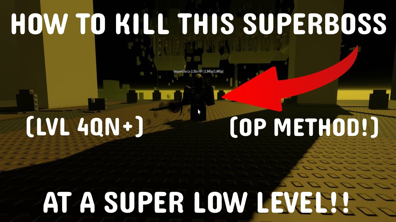 HOW TO KILL THE VESPERTILIO AT A SUPER LOW LEVEL (LVL 4qn+) in Shadovis RPG (OP METHOD)