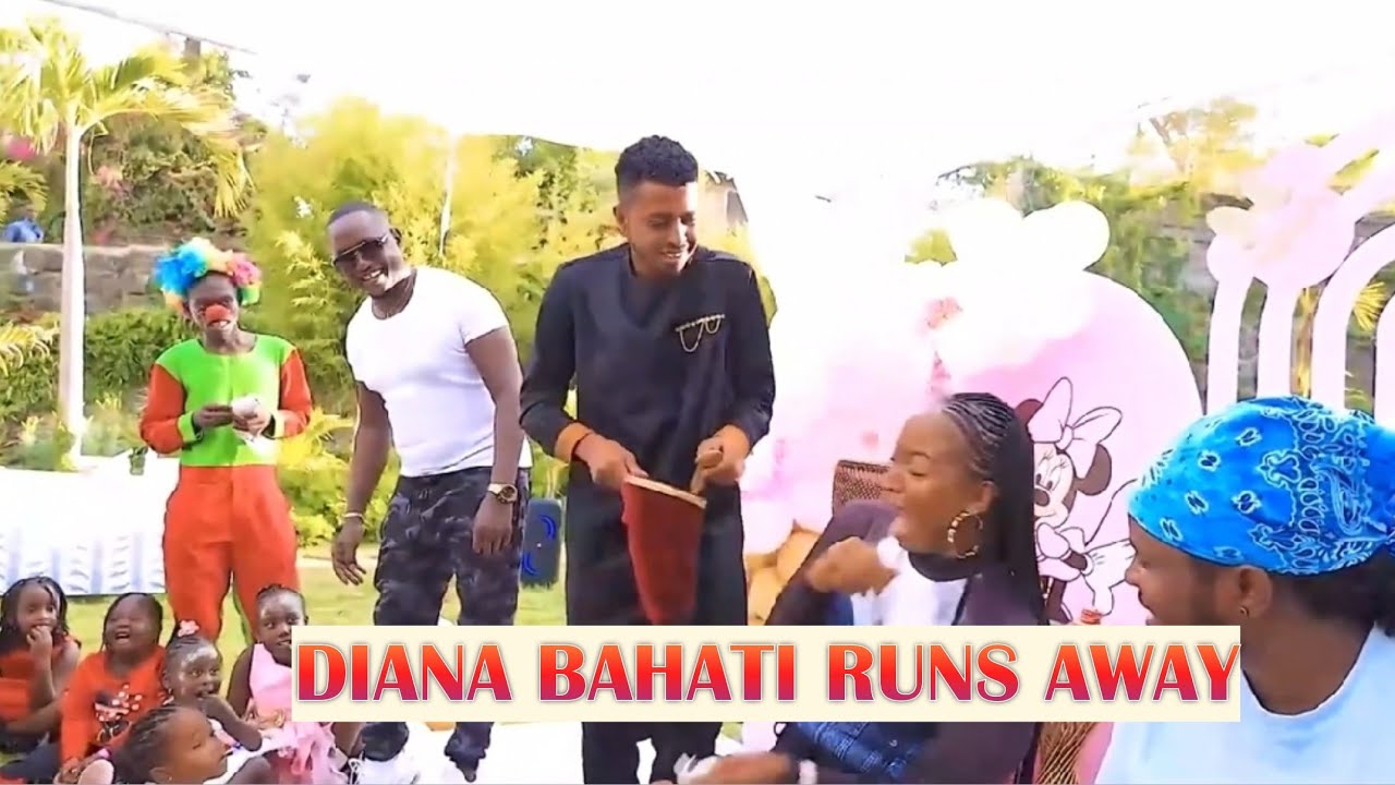 Magician scares DIANA B AND BAHATI ON MILLY CHEBBY BIRTHDAY @terrence