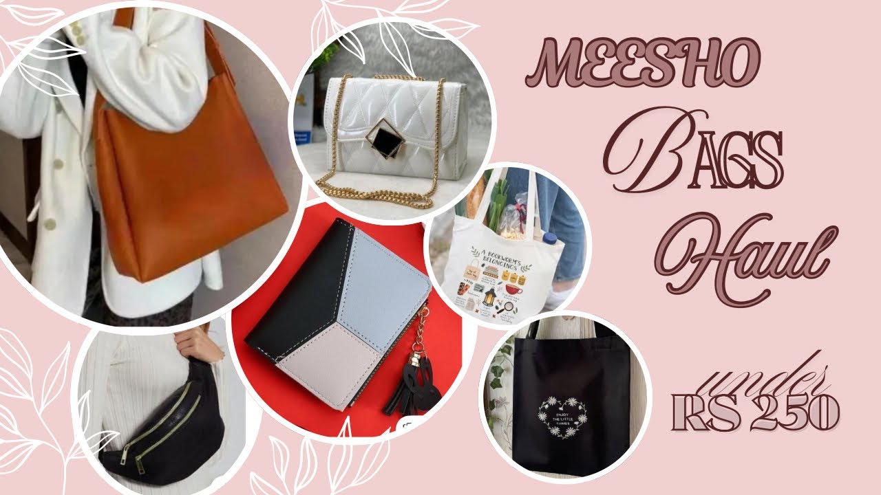 👜 Meesho Korean Style Bag Haul | Affordable & Must-Have Picks | Under Rs 250 💸
