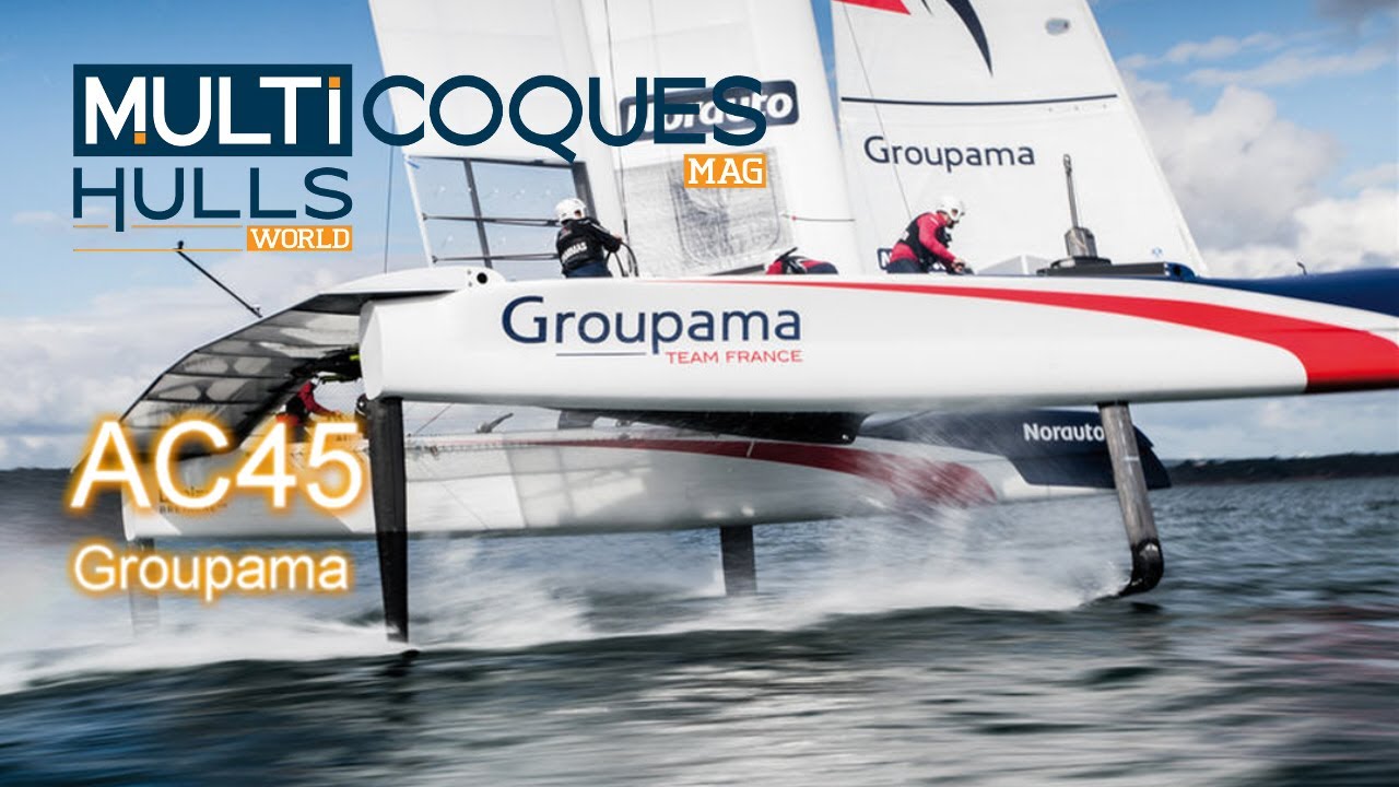 AC45 Groupama - America's Cup catamaran report - Multihulls World - Multicoques Mag