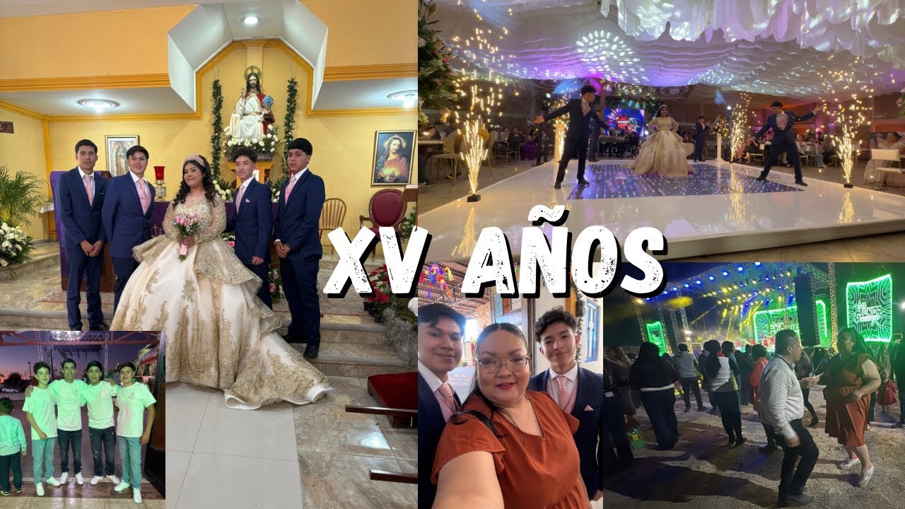 XV AÑOS ✅ Gabo y mi hermano fueron Chambelanes || Vlog 