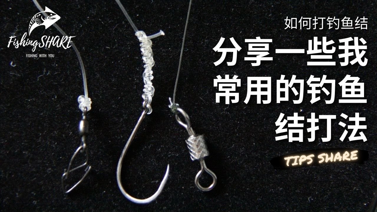 【FishingShare】分享一些我常用的钓鱼结打法（钓鱼结打法/如何打钓鱼结）|Share my favorite FISHING KNOTS (HOW TO TIE FISHING KNOTS)