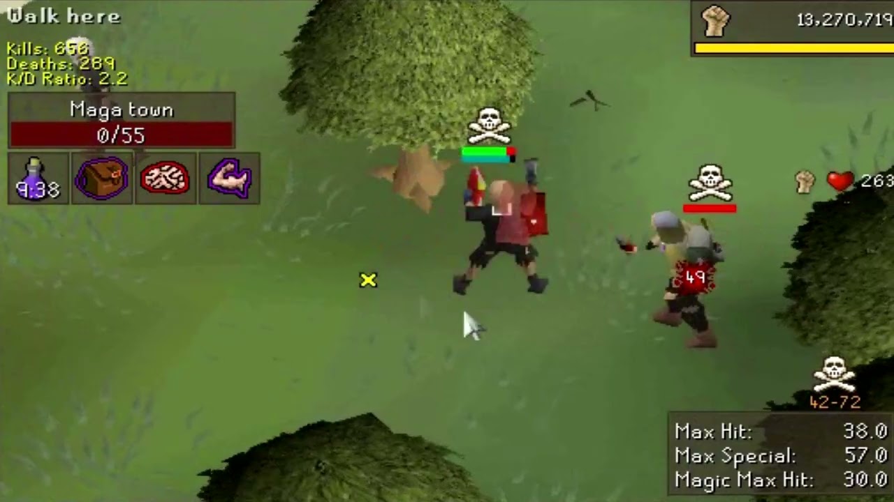 Romand Pk Video 7 - 150m + Loot - Osrs - 99 Str - 57 Combat - DWH/ Obby Maul - Obby Elite