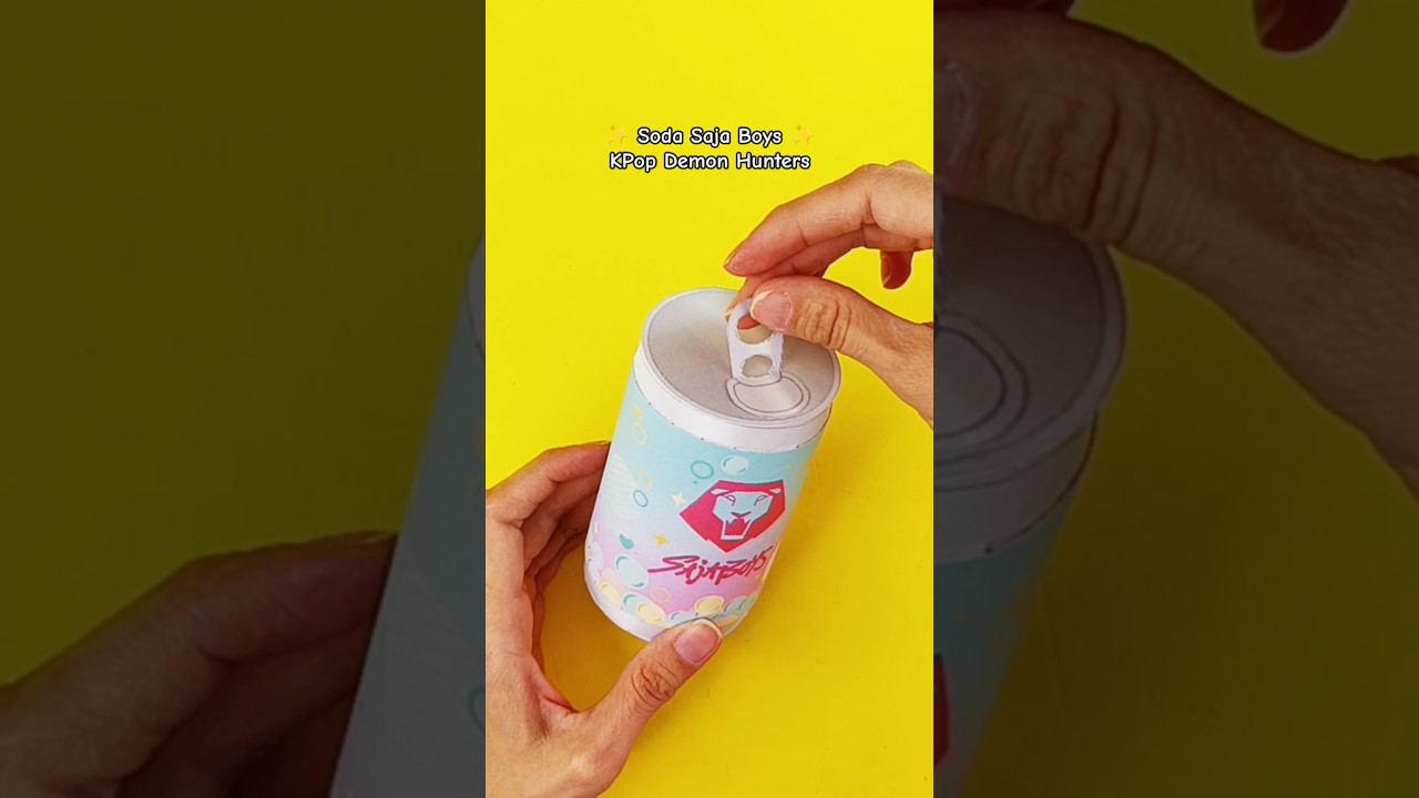 Umboxing Soda Saja Boys ✨ KPop Demon Hunters #kpop #kpopdemonhunters #craft #diy #unboxing #쉽게만들기