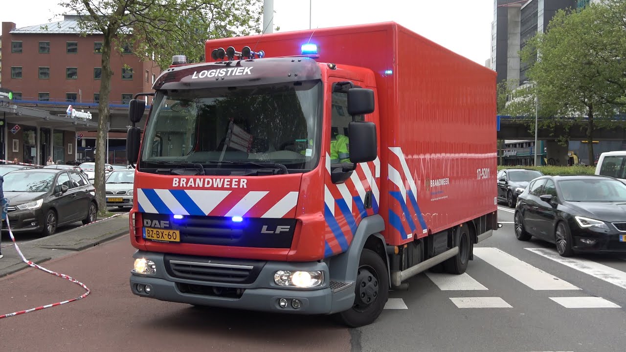 PRIO1 Pelotonscommandant Logistiek en Materiaaldienst naar grote brand in Rotterdam! #1650