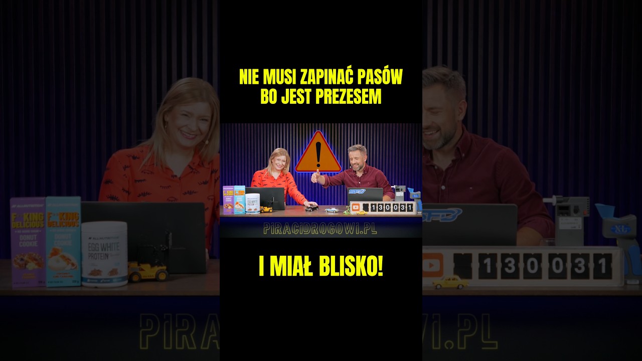👮&zwj;♂️ Tłumaczył, że nie musi zapinać pas&oacute;w bo jest prezesem i miał blisko 🫢 #policja #lebork