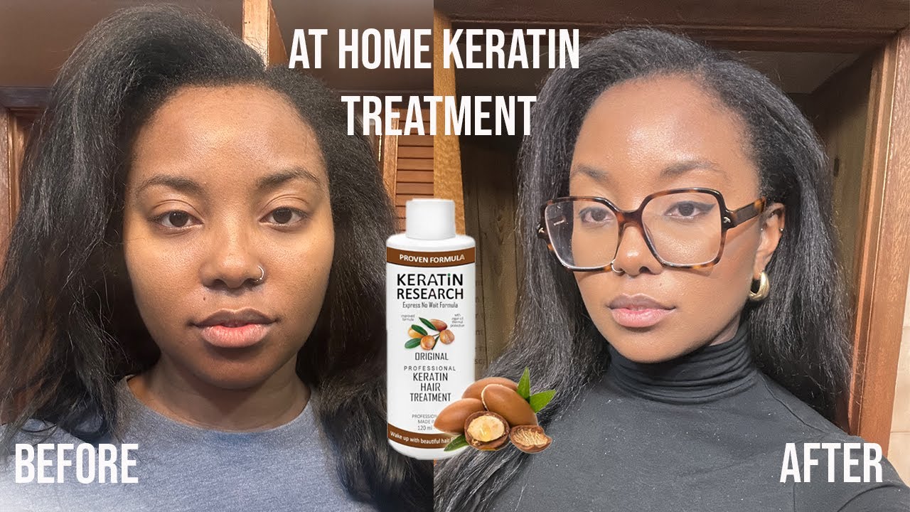 At home Keratin Hair Treatment