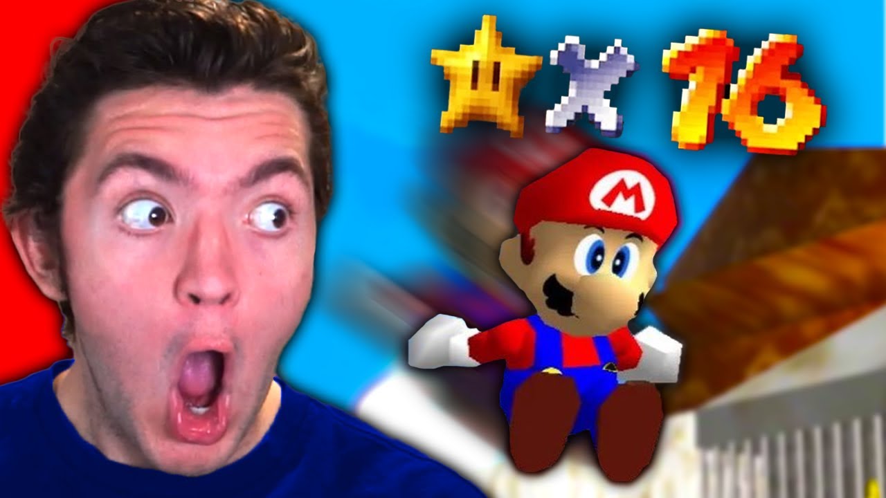 Simply reacts to the NEW SM64 16 Star World Record by Weegee