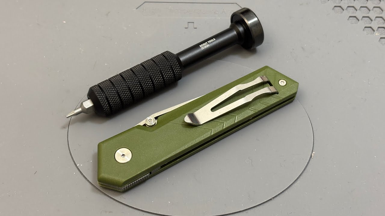 Jak rozkręcić i wyczyścić nóż składany TB Outdoor Unboxer 