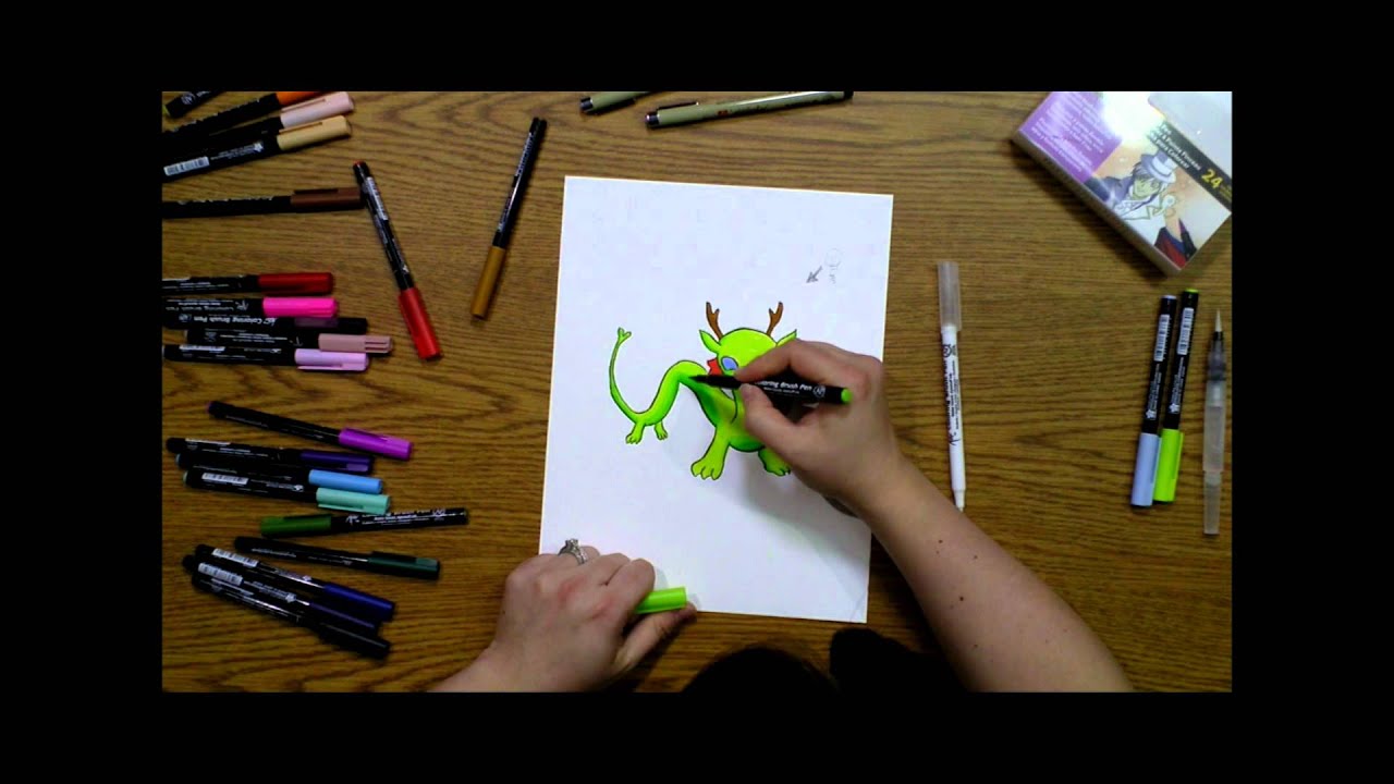 Koi Coloring Brush - How To Blend Colors and Add Dimension