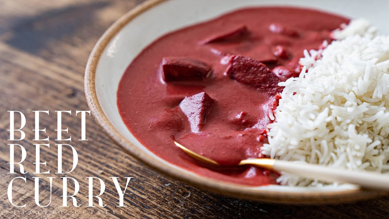 [No Music] How to Make Beet Red Curry