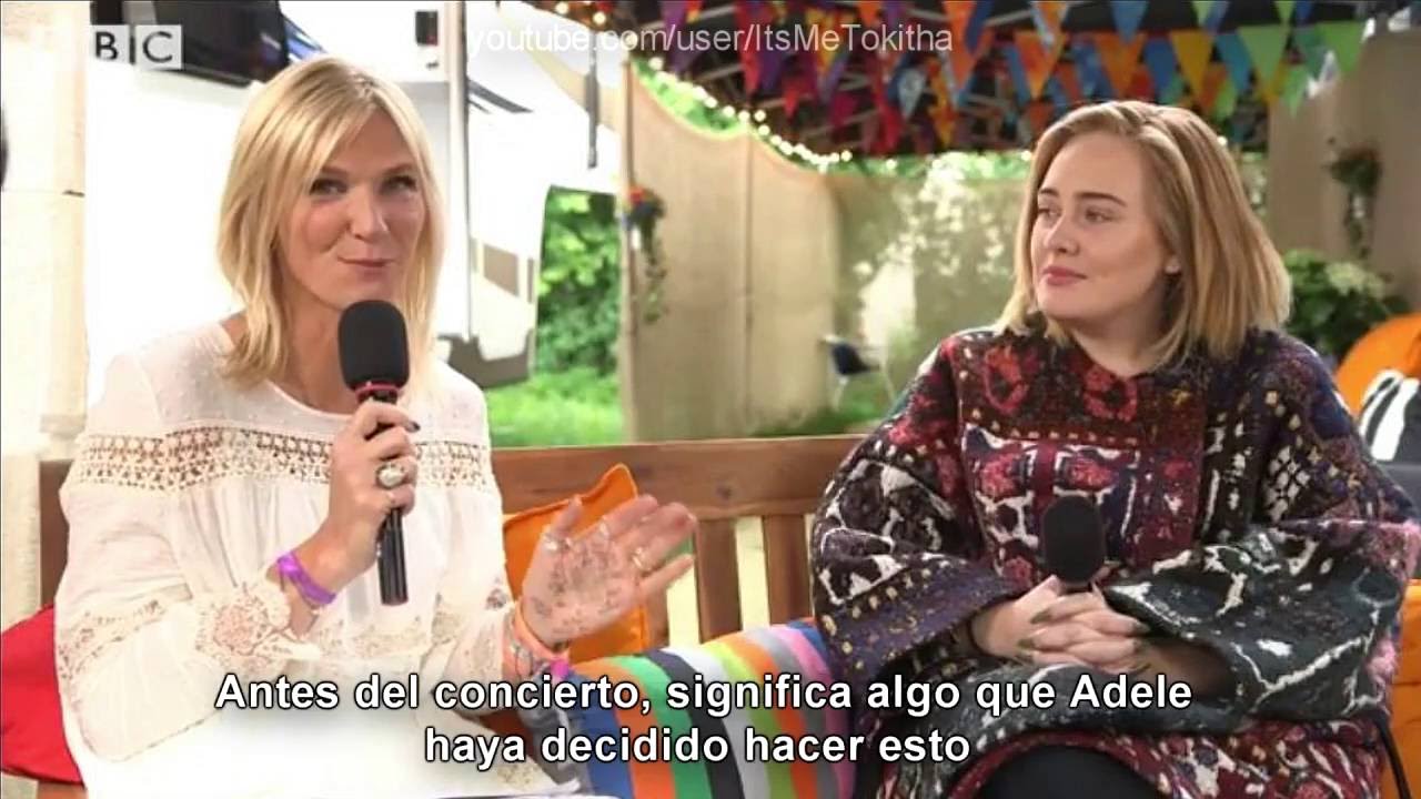 [SUB-ESP] Adele - Entrevista @ Glastonbury.