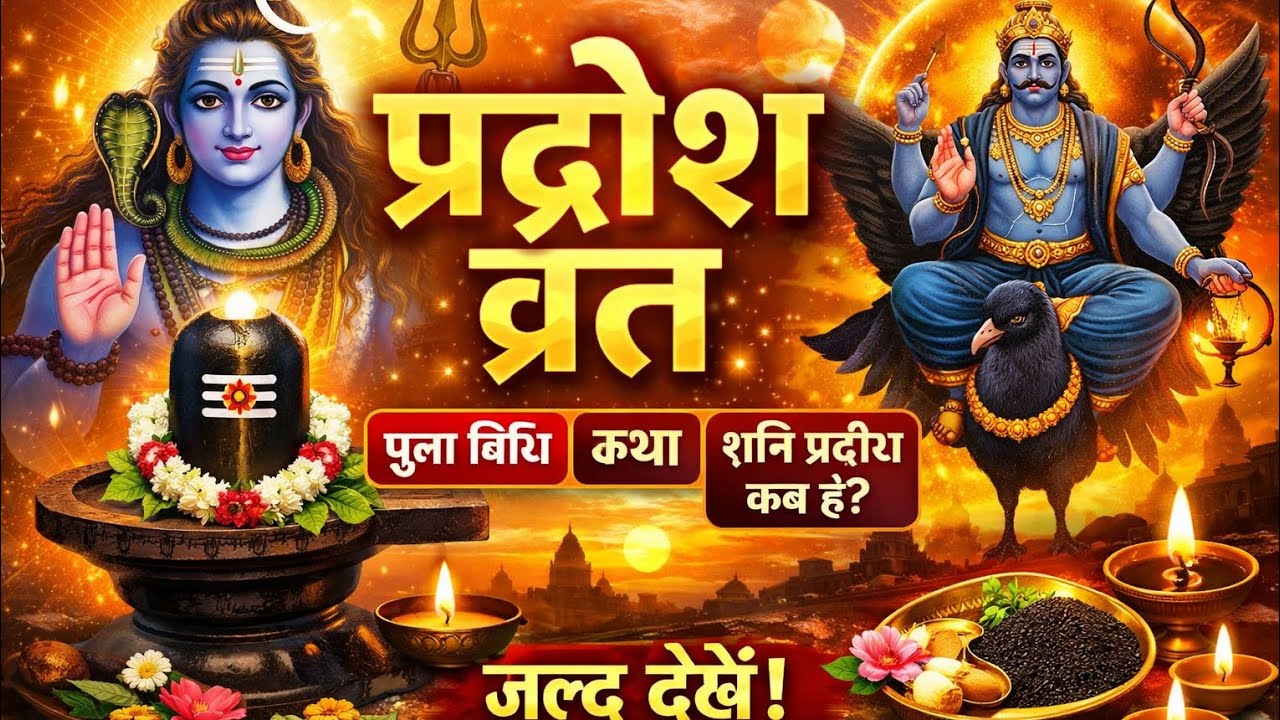 प्रदोष व्रत की संपूर्ण कथा | पूजा विधि, तिथि, समय, पारण Shani Pradosh Vrat 2026@BhaktivratkathaGyan 