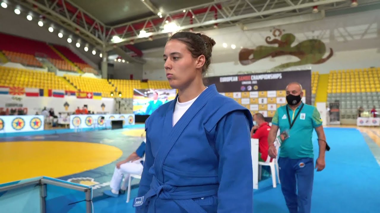 ORYASHKOVA (BUL) VS KOVALSKA (UKR). Women 80 kg. European SAMBO Championships 2021