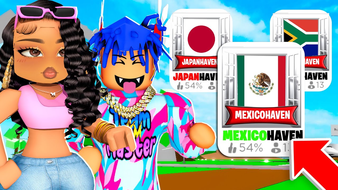 Visiting EVERY COUNTRY In ROBLOX.. (Brookhaven RP🏡)