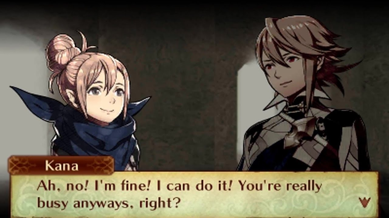 Fire Emblem Fates - Male Avatar (My Unit) & Kana (Female) Support Conversations