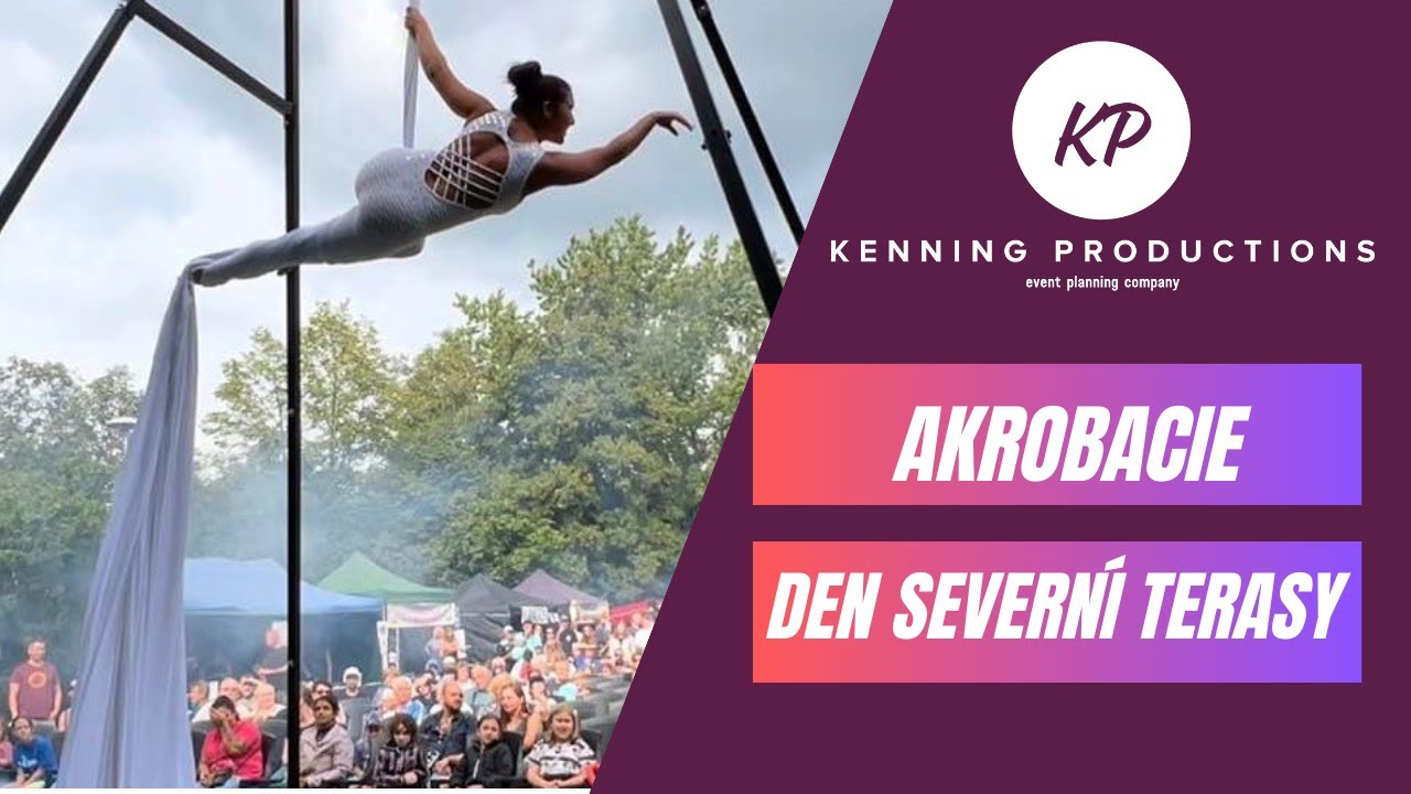 Závěsná akrobacie na šále / Den Severní Terasy 2023