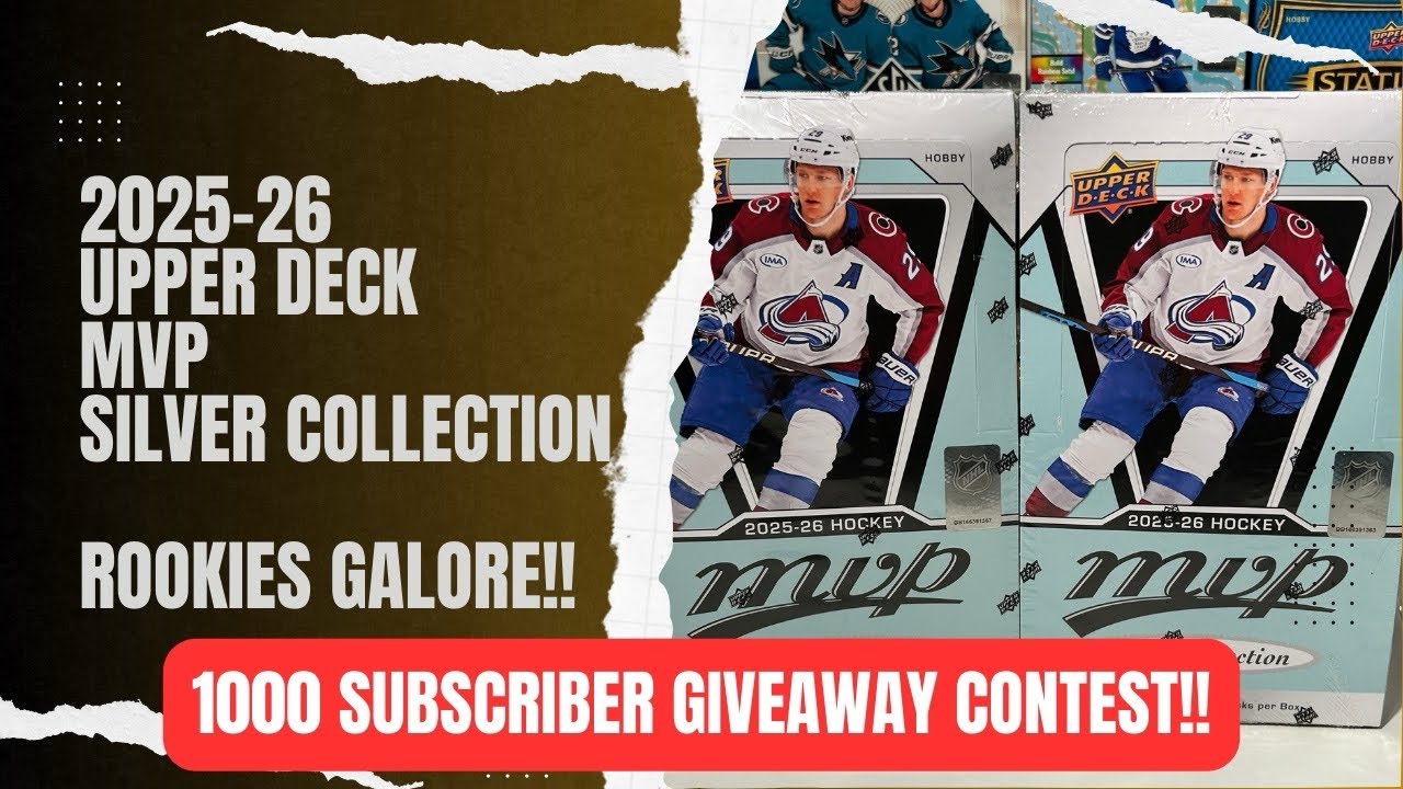 2025-26 Upper Deck MVP Silver Collection 2 Hobby Boxes with tons of Rookies!!