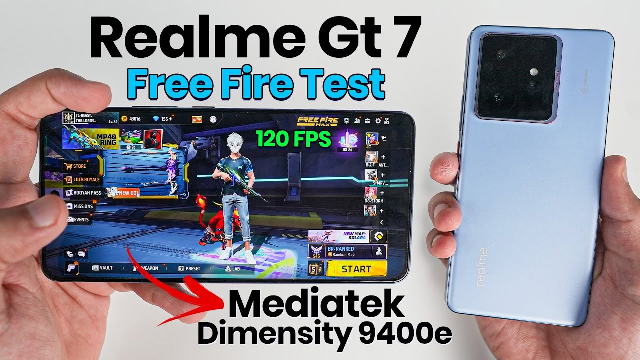 🔥 Realme GT7  Free Fire Test: Insane 90FPS Gaming Beast Unleashed! 🔥
