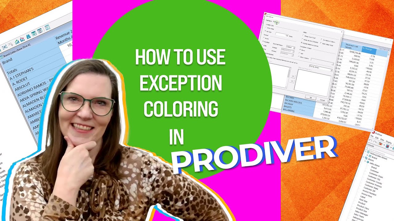 How to Use Exception Coloring in ProDiver