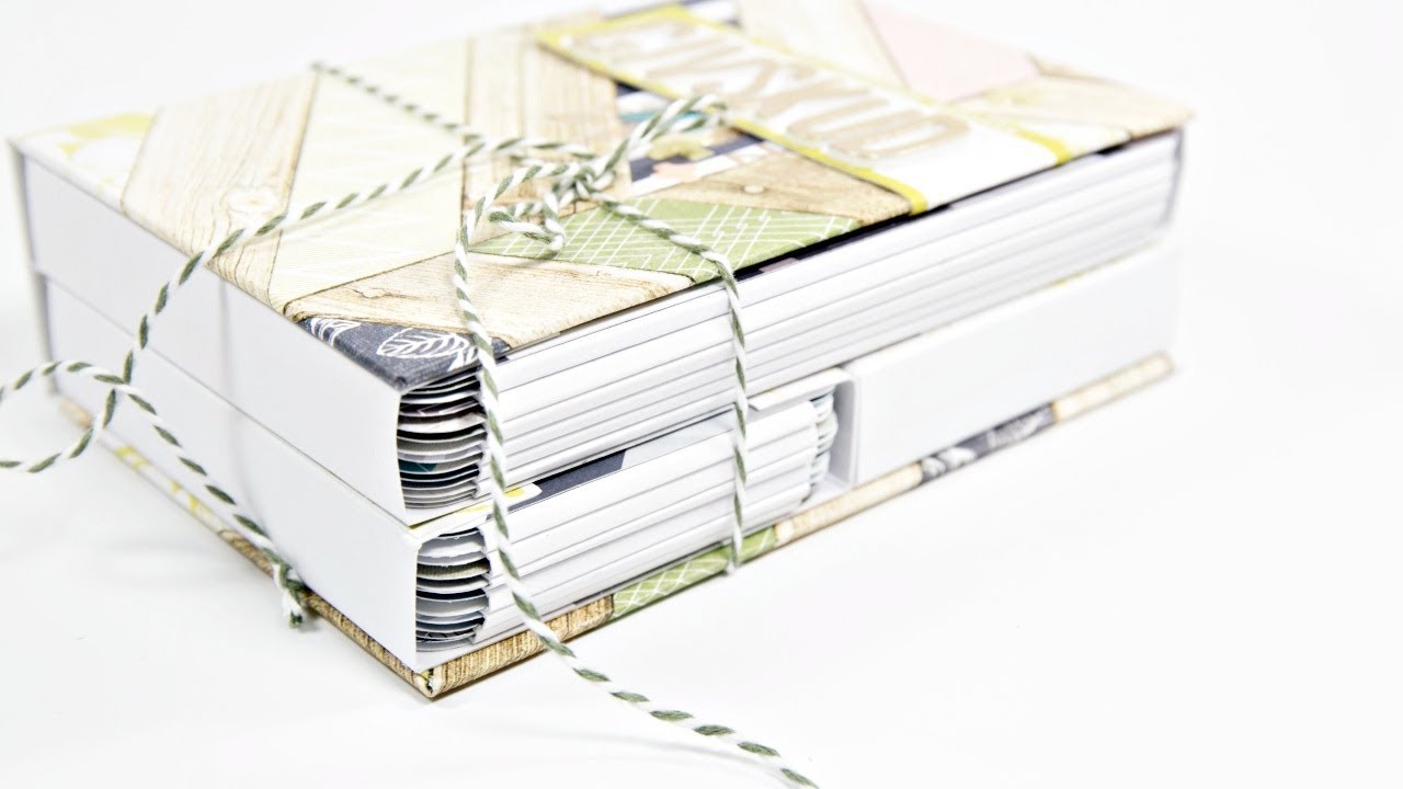 Tutorial für ein 3-in-1-Minialbum aus Project Life Karten