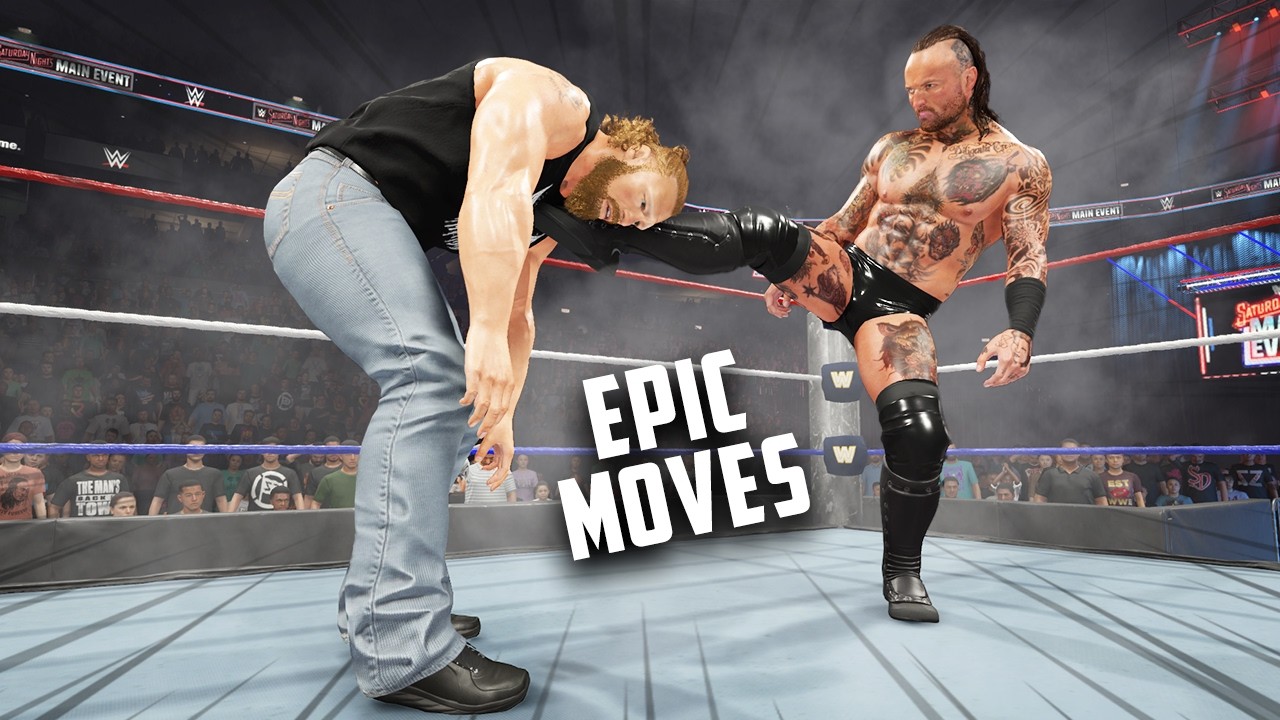 20 эпичных приемов из набора Алистера Блэка в WWE 2K25