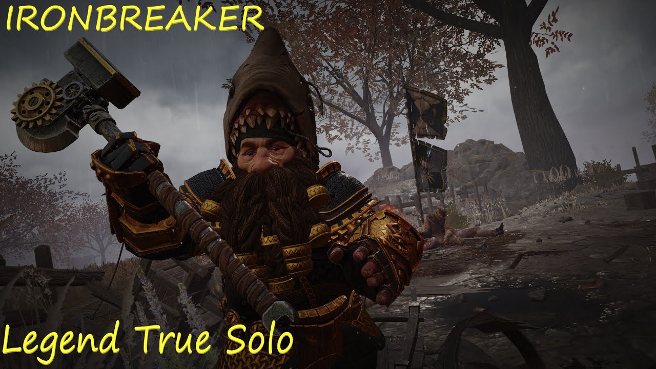 Against the grain - Ironbreaker - Legend True solo - Cog Hammer/Drakefire Pistols - Vermintide 2