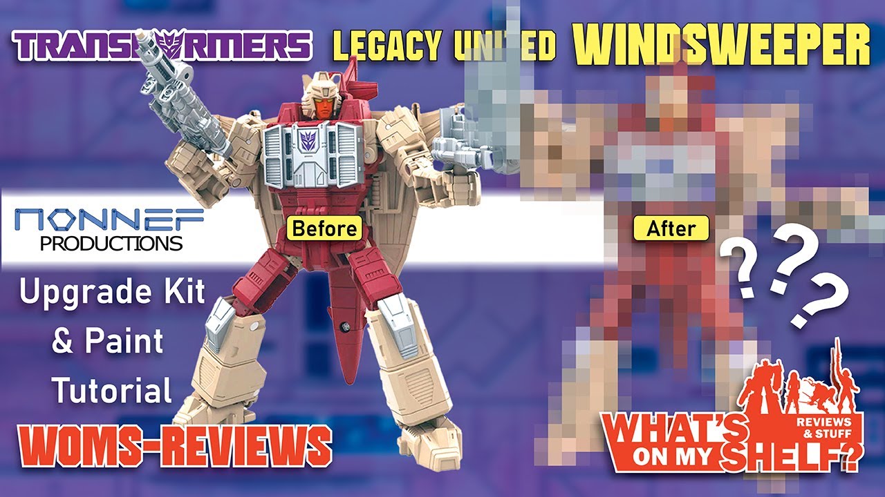 Transformers Legacy United Windsweeper Upgrade & Paint Tutorial #transformers #upgrade #decepticons