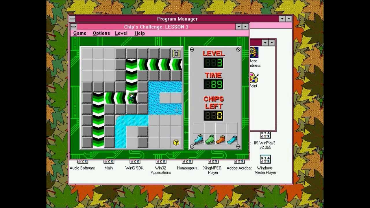 Chip's Challenge on Windows 3.1 - Oh the Memories!
