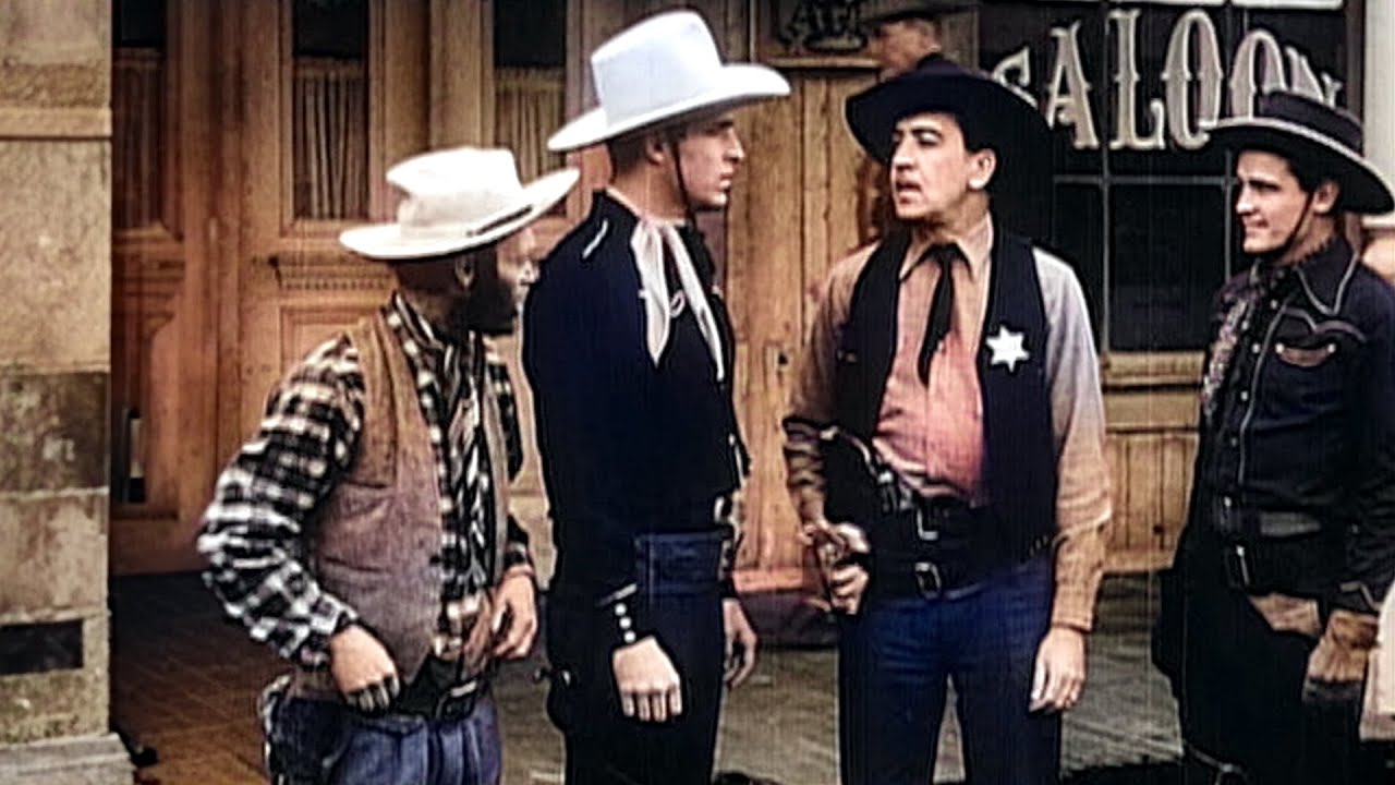 BILLY THE KID TRAPPED // Full Free Classic Western Movie // Buster Crabbe, Al St. John // English