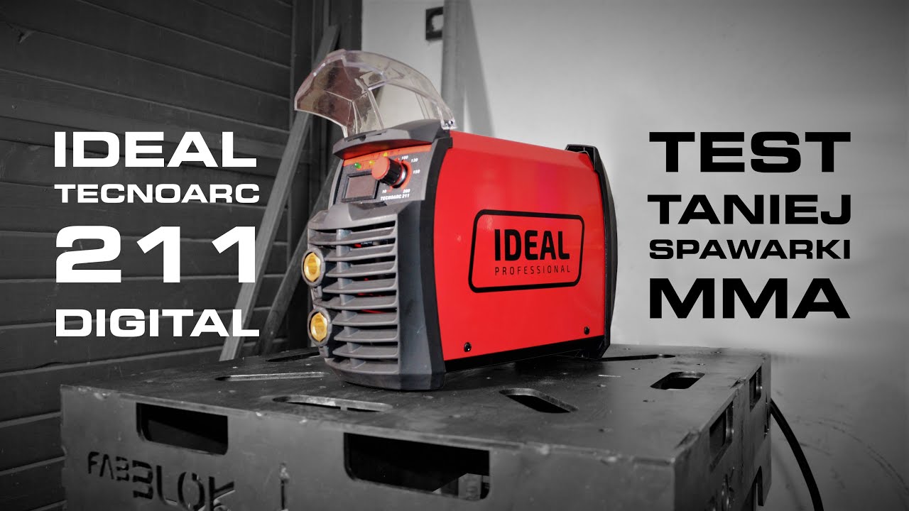 TEST Spawarki Ideal Tecnoarc 211 Digital - Niedroga spawarka MMA która dała radę!