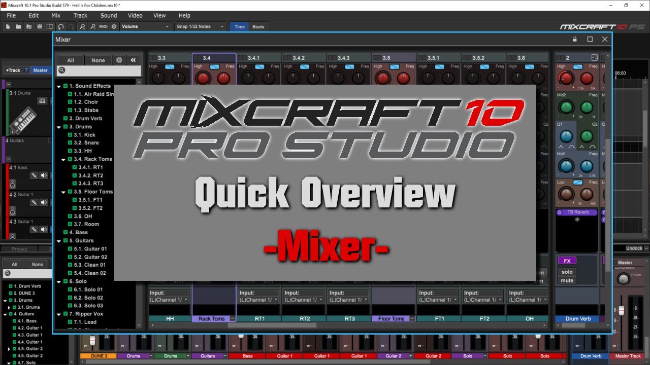 Mixcraft 10 Mixer Quick Overview