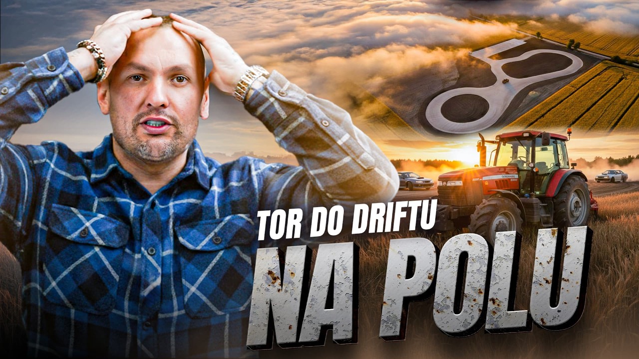 ZBUDOWAŁ TOR DO DRIFTU NA POLU! | TRIP #1