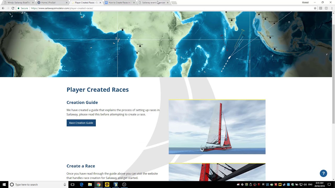 Sailaway Race Editor