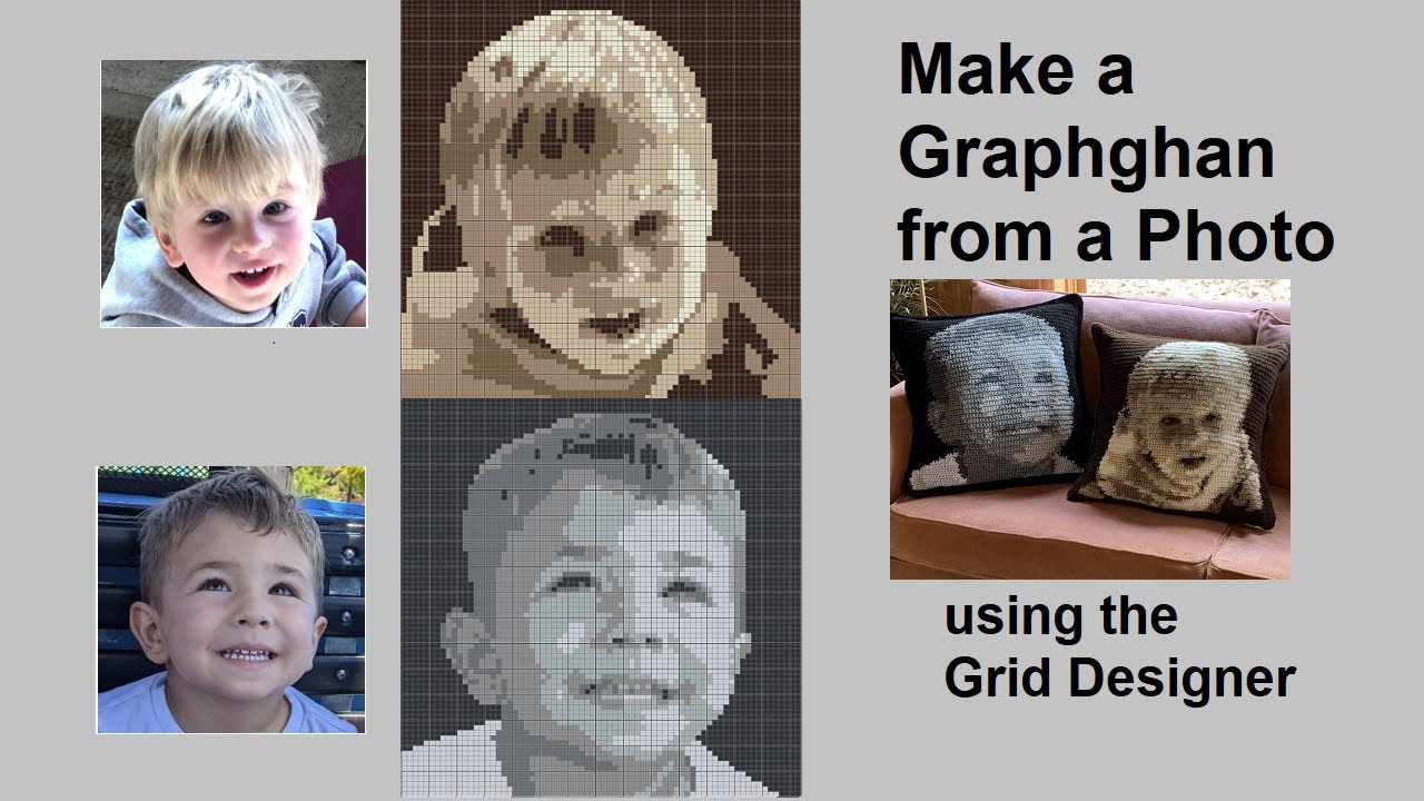 Make a Graphghan from a Photo using the Grid Designer