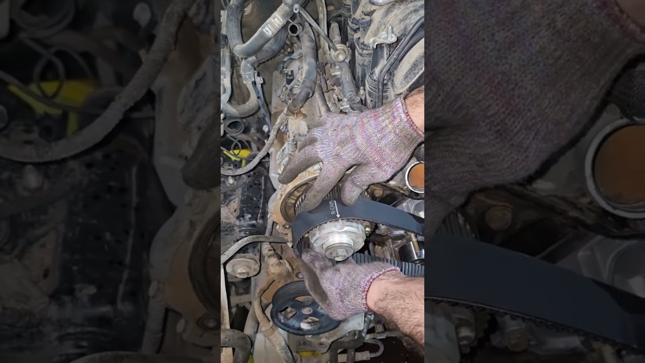 land cruiser timing belt installation guide #automotive #mechanic #usa🇺🇸 #diy
