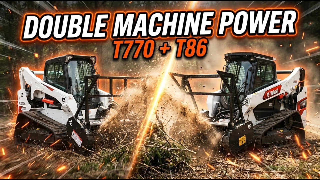 Bobcat T770 + T86 Combo = Absolute Destruction