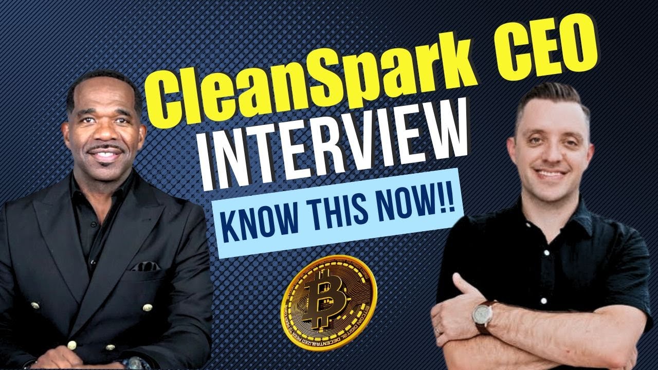 CleanSpark CLSK CEO Interview!  #clsk #btc #mara #riot