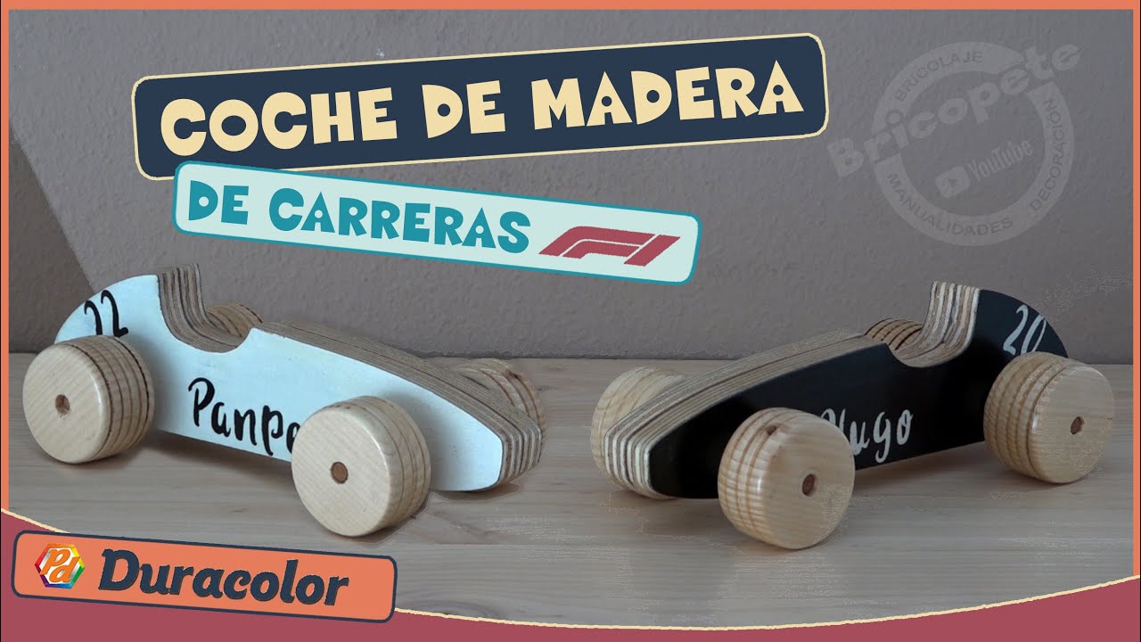 Cómo hacer un COCHE DE MADERA para niños
