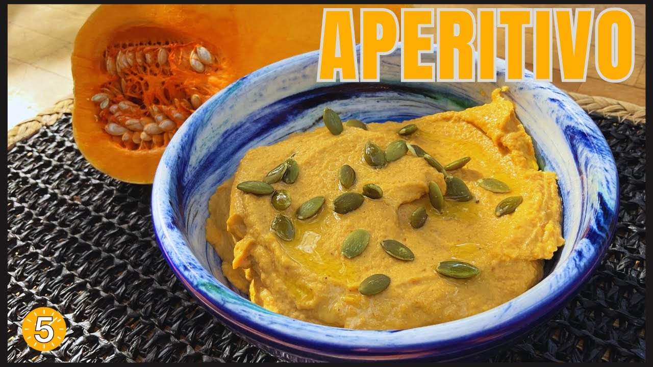 APERITIVO Delicioso y Untable de CALABAZA Asada 😋 - Recetas en 5 Minutos