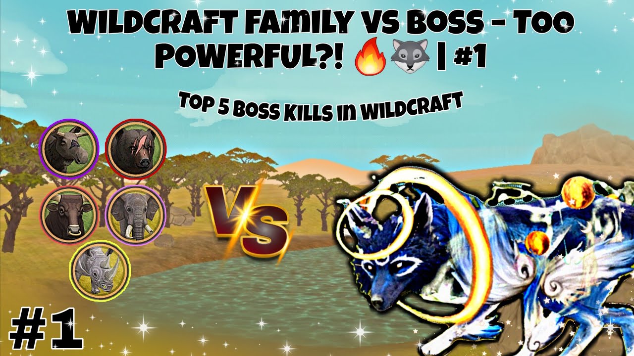 WildCraft Family vs ALL Bosses – TOO POWERFUL?! 🔥🐺 | #1