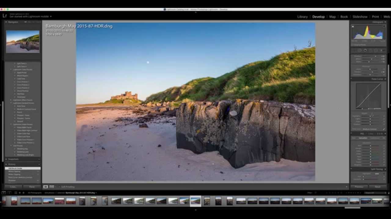 Introduction to Adobe Lightroom CC HDR processing & editing with Dan Pearson