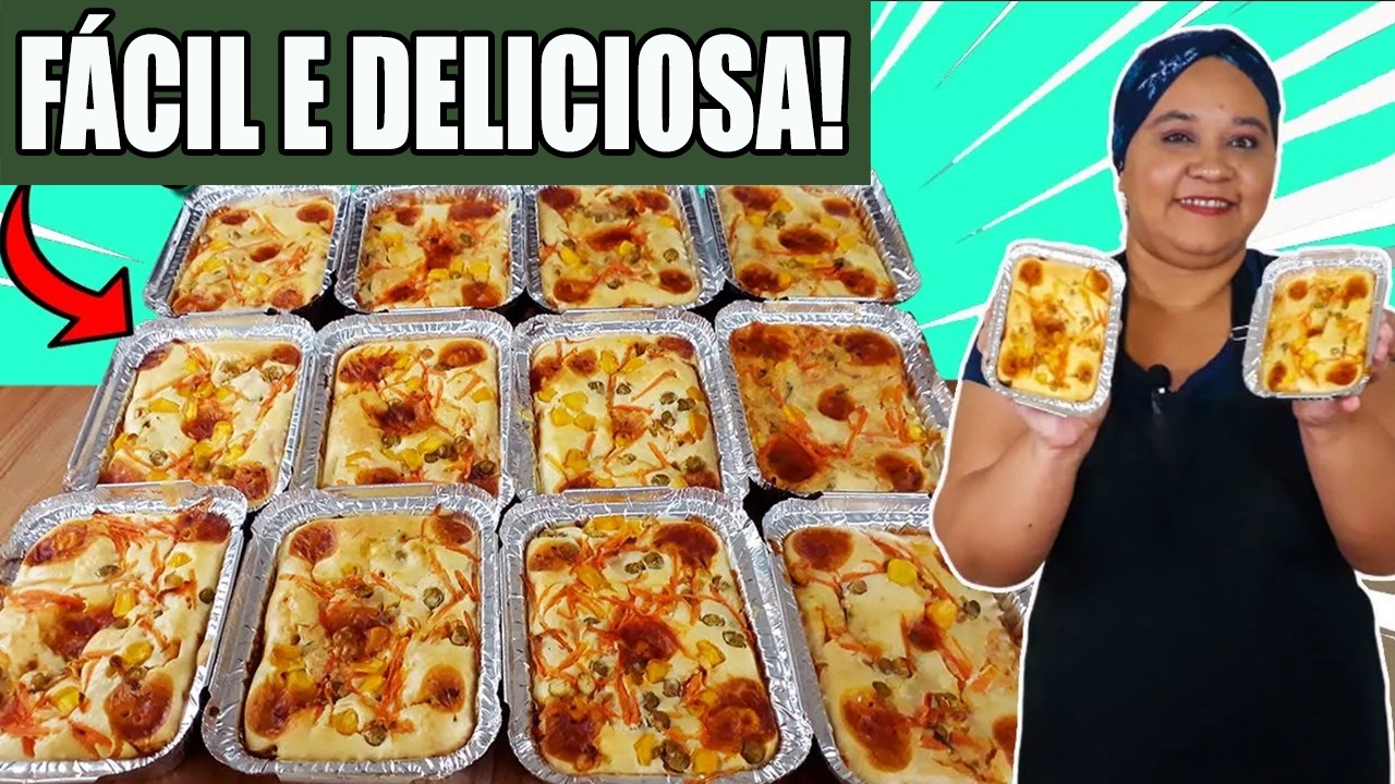 FATURE JÁ Com Essa Receita FÁCIL de Torta de Frango na MARMITA!