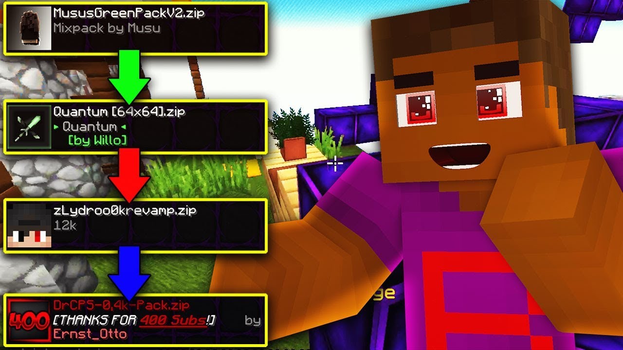 RANDOM ZUSCHAUER TEXTURE PACK CHALLENGE! | Minecraft BedWars