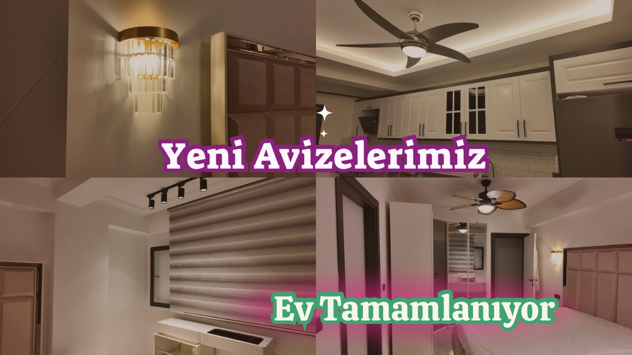 Yeni Avizelerimiz | Evimiz Tamamlanıyor 🏡