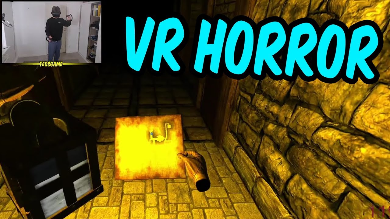 Teo plays a VR Horror Game (Dreadhalls)