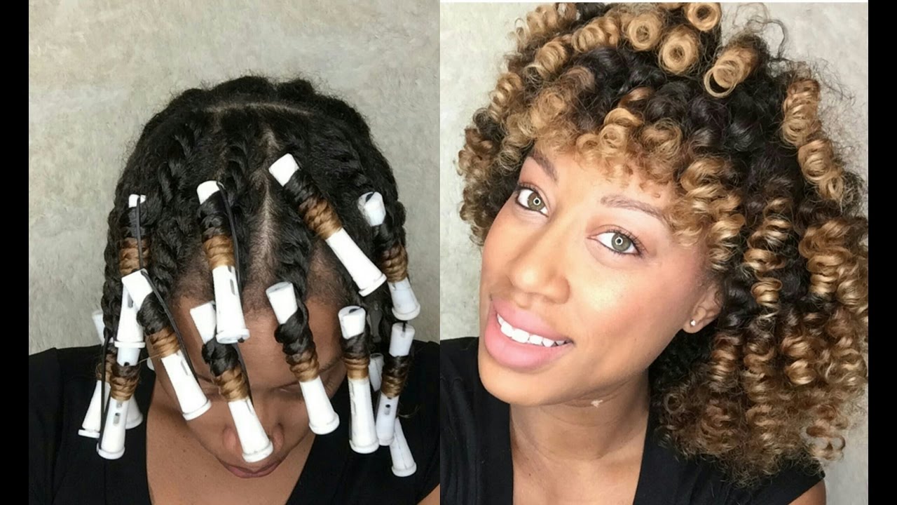 Flat Twist Out On Wet Hair w/Layers | Blueberry Bliss by Curls