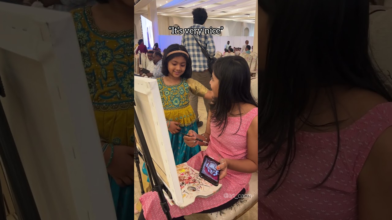 I had the privilege of painting for Minister Ponnam Prabhakar's family wedding!! Best day indeed!
