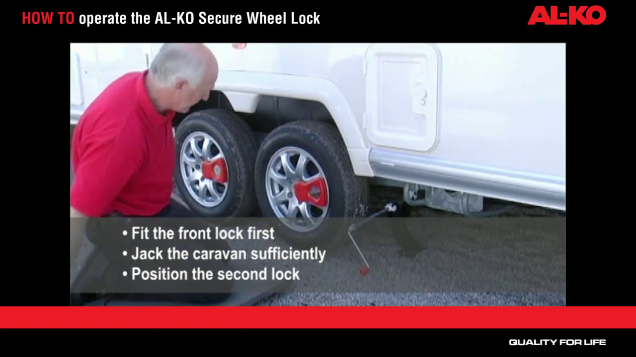 HOW TO operate the AL-KO Secure Wheel Lock